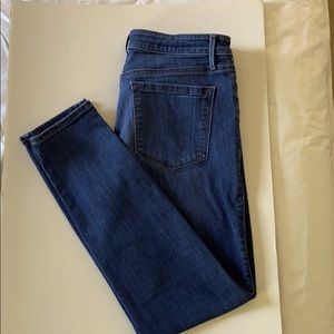 LOFT Curvy Skinny Ankle Jeans